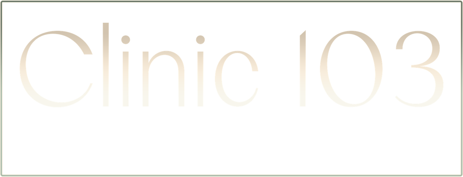 Clinic 103 - SKIN... INK... ICE
